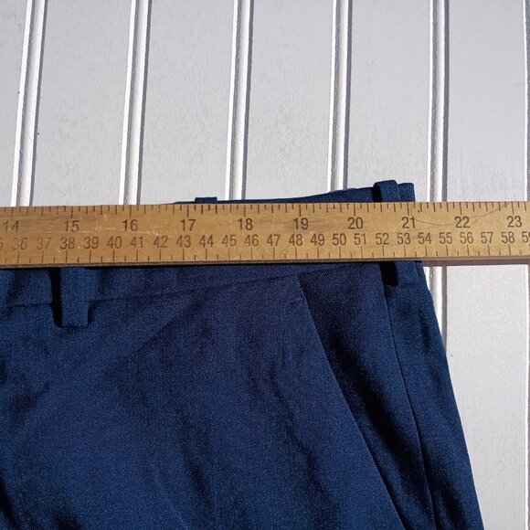 PERRY ELLIS Dress Pants Men's 42 x 30 Blue Modern Slacks Portfolio Easy Care NWT - Picture 7 of 13